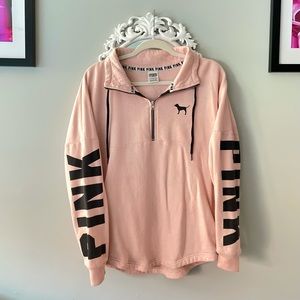 VS pink half zip 💕💕
